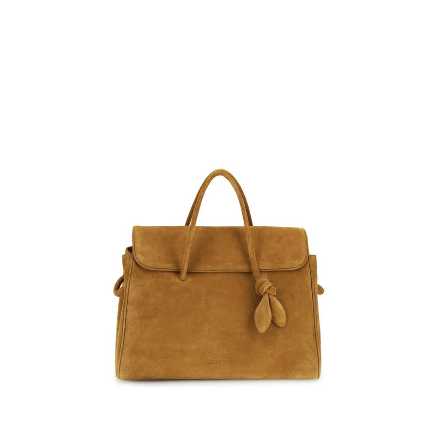 Beige Calf Leather Bos Taurus Handbag
